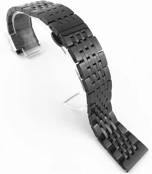 Release Butterfly Buckle Wrist Band Bracelet Belt Bracelet qw 17 18 19 21 20mm 22mm Stainless imagist figuratively hydrothermal Steel Watch Strap Men Women Solid Metal Quick 