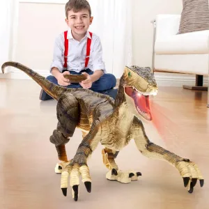 Remote - Controlled Dinosaur with Mist Spray Function