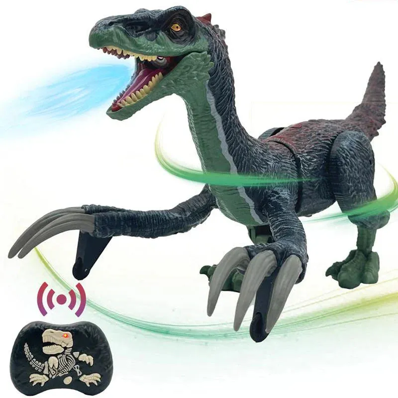 Remote - Controlled Dinosaur with Mist Spray Function