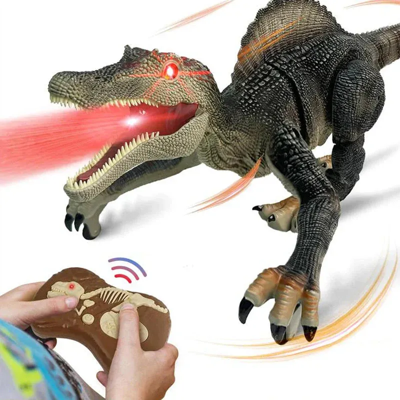 Remote - Controlled Dinosaur with Mist Spray Function