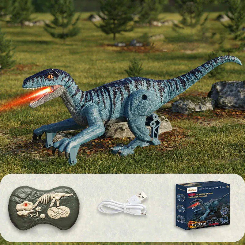 Remote - Controlled Dinosaur with Mist Spray Function