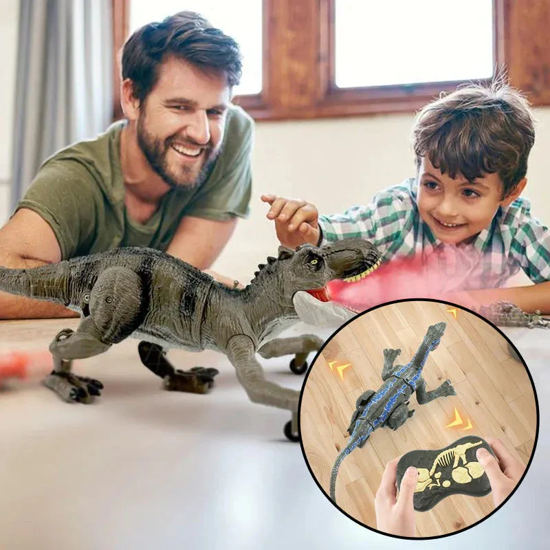 Remote - Controlled Dinosaur with Mist Spray Function