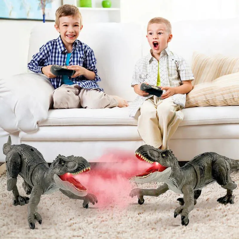 Remote - Controlled Dinosaur with Mist Spray Function