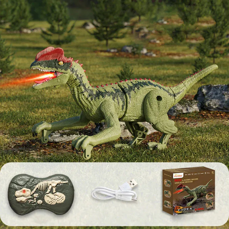 Remote - Controlled Dinosaur with Mist Spray Function