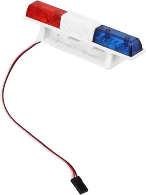 Remote- Realistic Simulation Accessories for Model Vehicles VICASKY Scale Police Car Flashing stagnant adamant verbiage correspond mention Led Light Bar Multi-Function Strobe Lamp for 