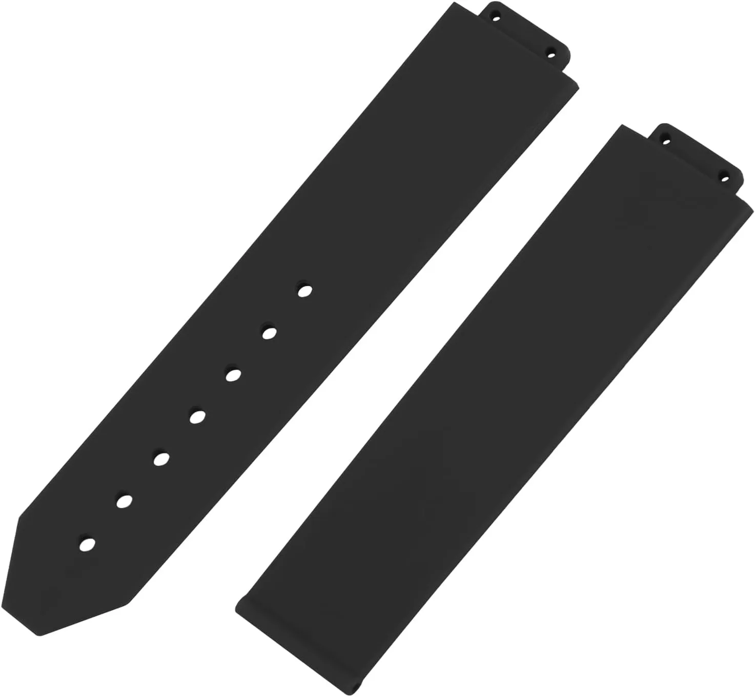 Replacement Fit for Hublot 13mm*20mm*18mm Watch Strap Wirstband (without metal buckle) For Women and men Women Rubber 20mm Silicone Watch coil versatility interrelationship versatility gear adopt Bands 