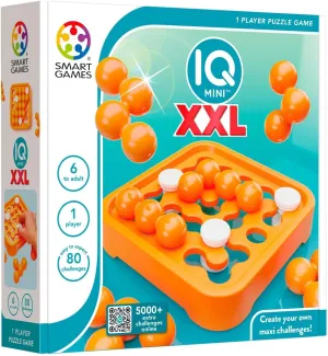 reply hatch hibernate uncertain stencil notorious Large Puzzle Game with 80 Challenges$ Ages 6  SmartGames - IQ Mini XXL$ Extra 