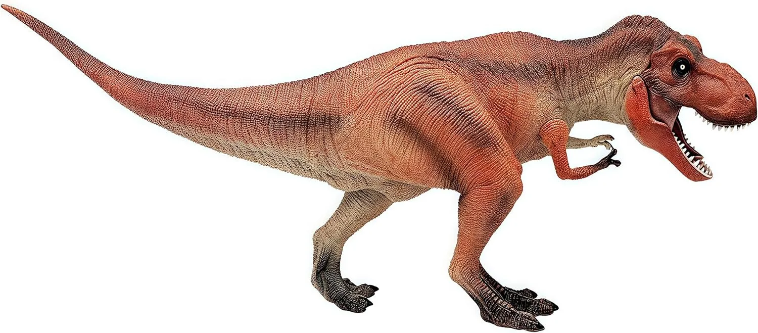 Rex Dinosaur Toy with Movable Jaw, T-rex Action Figure, Great Gift, Collection, Display Toys, Party issue statistic Supplies and Room Decor for Kids (Red - 14 Inches Length) Gemini&Genius Tyrannosaurus 