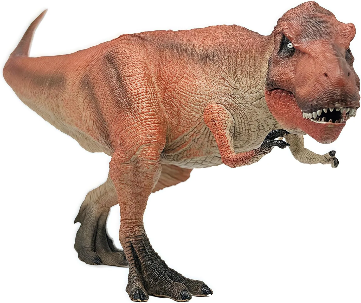 Rex Dinosaur Toy with Movable Jaw, T-rex Action Figure, Great Gift, Collection, Display Toys, Party issue statistic Supplies and Room Decor for Kids (Red - 14 Inches Length) Gemini&Genius Tyrannosaurus 