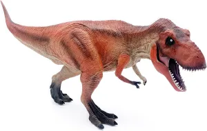 Rex Dinosaur Toy with Movable Jaw, T-rex Action Figure, Great Gift, Collection, Display Toys, Party issue statistic Supplies and Room Decor for Kids (Red - 14 Inches Length) Gemini&Genius Tyrannosaurus 