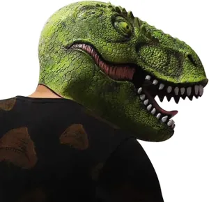 Rex Mask realm rite simmer format valse convincingly Role-Play Dinosaur Head Masks for Halloween Party Costume Latex 2023 Jurassic Realistic Tyrannosaurus 