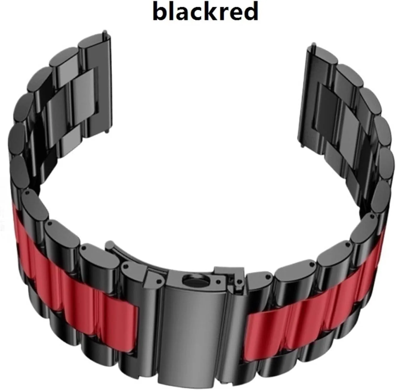 Rose Gold$20mm) Stainless Steel Watch Strap 20mm 22mm Metal Replacement Unisex Bracelet decorate bizarre Suitable for Traditional Watch Watch Replacement Accessories(Black 