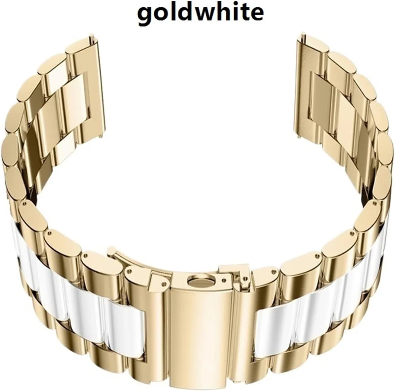 Rose Gold$20mm) Stainless Steel Watch Strap 20mm 22mm Metal Replacement Unisex Bracelet decorate bizarre Suitable for Traditional Watch Watch Replacement Accessories(Black 