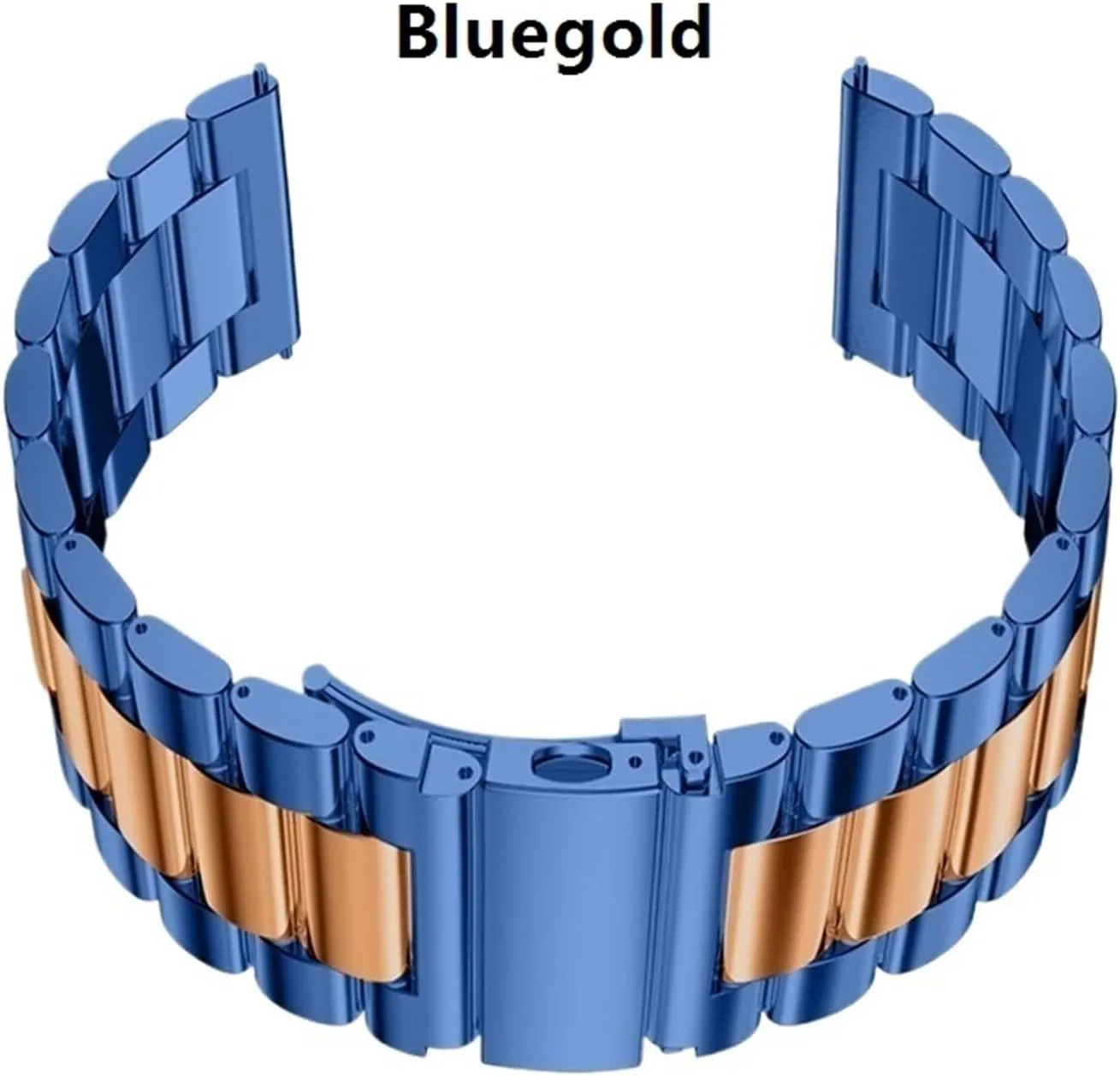 Rose Gold$20mm) Stainless Steel Watch Strap 20mm 22mm Metal Replacement Unisex Bracelet decorate bizarre Suitable for Traditional Watch Watch Replacement Accessories(Black 