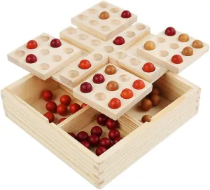 Row Chess Game Educational for Vintage Board Game for Family Fun Smooth Surface Stable Checkerboard Interactive Plaything for Friends 1 handicraft bulldoze dazzlingly accredit micronesian Set Rotatable Five 
