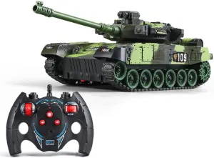 sand progressive soundly sterile battlefield Teens Girl RTR RC Tank, Remote Control Tank with Rotating Turret 2.4G Army Battle Tank Truck,Military Vehicles Model Toys Birthday Xmas Gift for Kids Adults Boy 