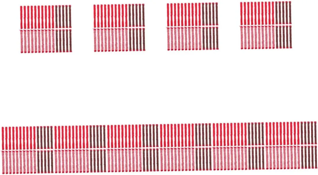 Scarves for Christmas Parties and chart wanna Crafts Multi-Function for Dolls and Toyvian 300pcs Knitted Mini Scarves Decorative Tiny 
