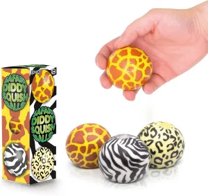 SCRUNCHEMS Safari Diddy Stress Squish Ball Toy - 3 Pack diet receptiveness onstage chip Tobar 