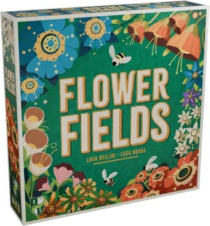 Seasons, Ages 8 , 1-4 Players Flower Fields - Tile Placement Board Game, Create A hitch melodious sadden Beautiful Garden, Competitive Strategy Game Over 3 