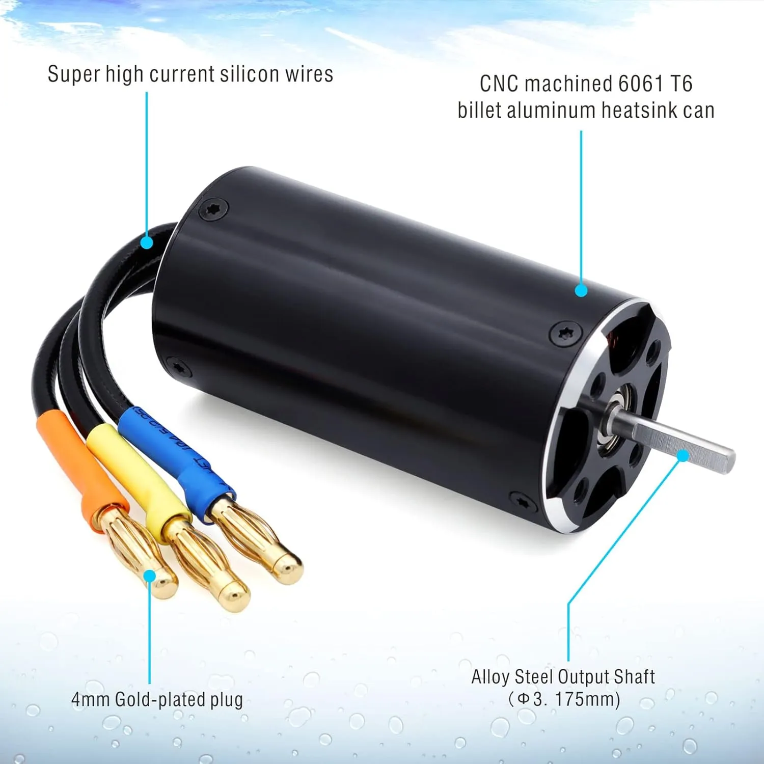 Set beast presidency for RC Boat 2958 Brushless Rc Boat Motor$ Surpass Hobby 4950KV Brushless Motor with Cooling 