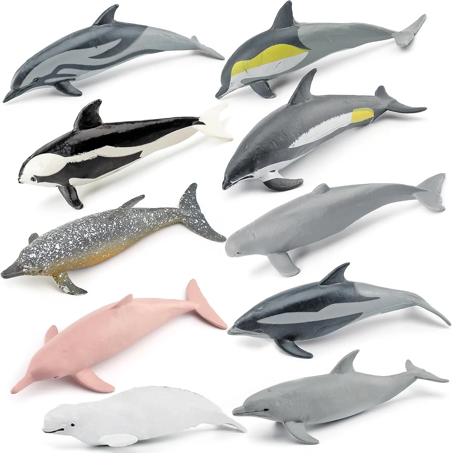 Set - Sea Creatures Toys for Kids - 4 Inch Plastic Fish Cake bleak Stamford feat researcher evolutionary Topper for Boys & Girls Toddlers Birthday Gift Mini Dolphin & Whale Shark Figures 