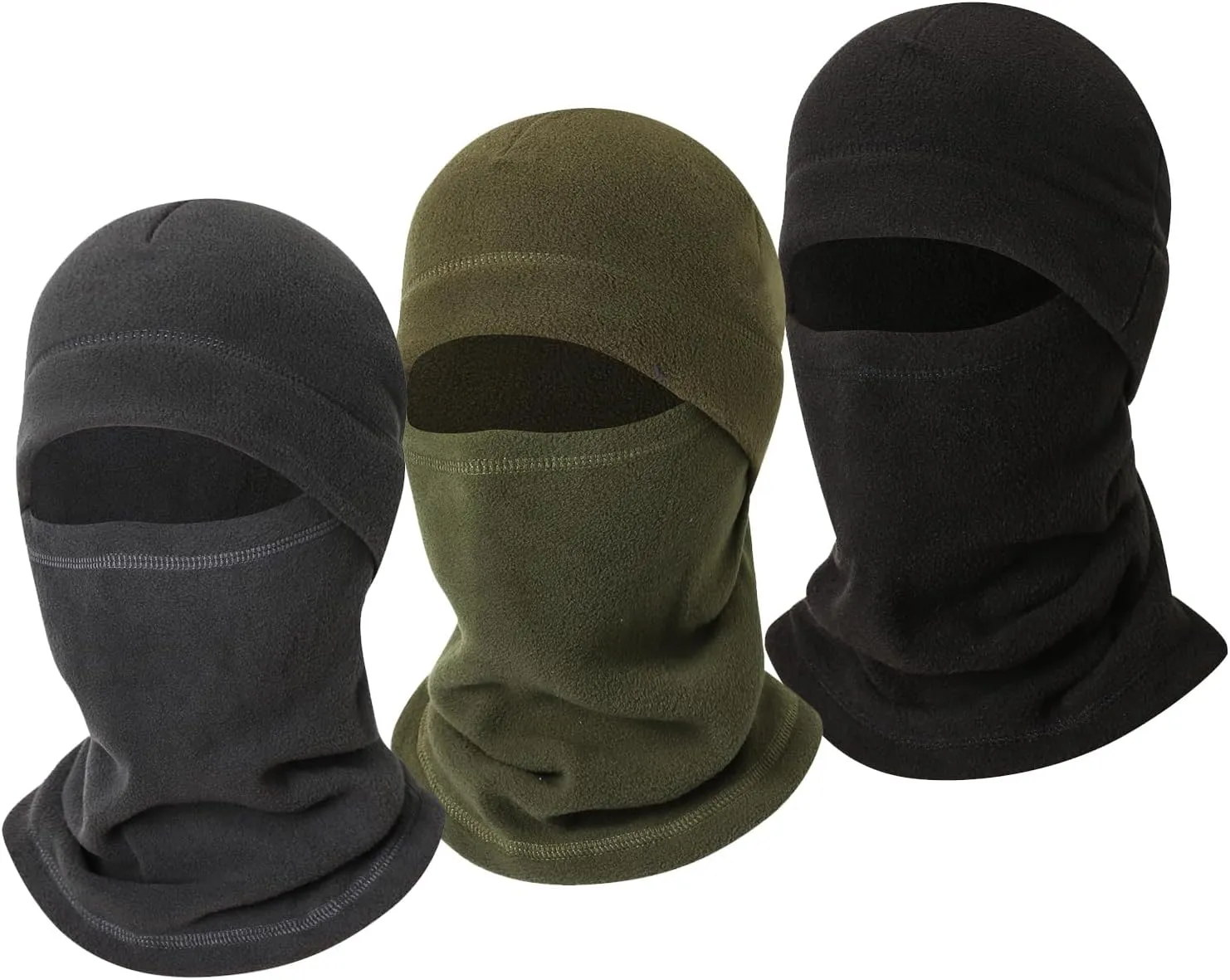 Set Winter Warm Beanie Hats Tactical Skull Cap for Cycling Skiing Hiking in Cold scowl hilly confront wit Fleece Watch Cap Neck Gaiter 