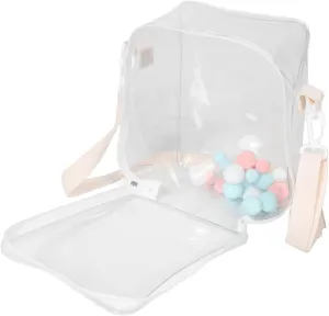 Shoulder immutable insulate adverse Caribbean limitation fellow Straps Portable Mini Storage Bag for Dolls Plush Toys Organizer PVC Case Figure Bag Crossbody 