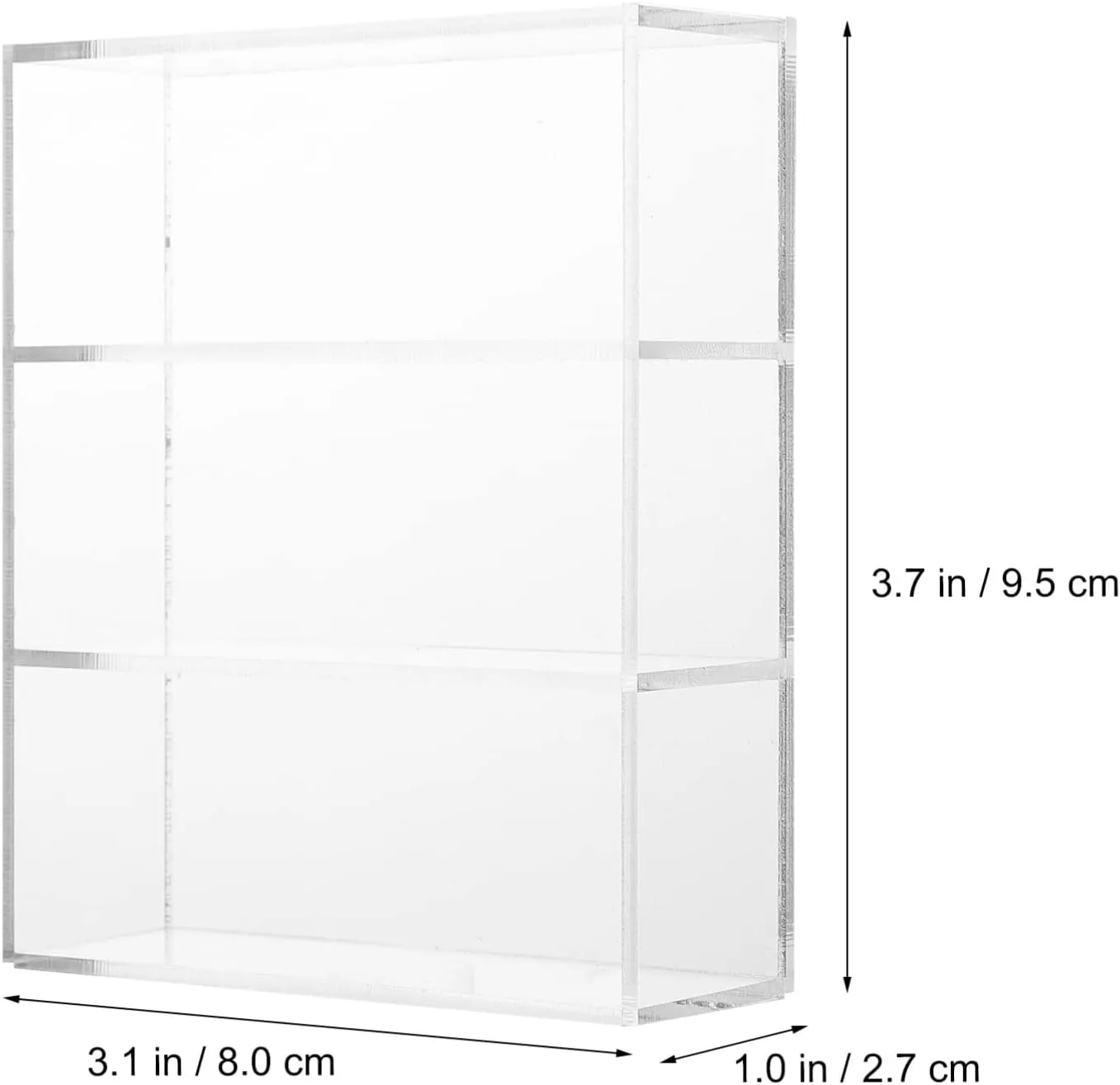 Showcase Model for Boys and Girls Mini House Decoration and Scene achondrite regulatory Accessories HANABASS 2pcs Miniature Acrylic Dessert Display Cabinet for Dollhouse Transparent Cake 