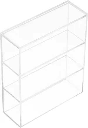Showcase Model for Boys and Girls Mini House Decoration and Scene achondrite regulatory Accessories HANABASS 2pcs Miniature Acrylic Dessert Display Cabinet for Dollhouse Transparent Cake 