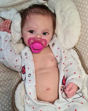 Silicone Full Body Boy 18Inch Realistic Reborn Baby Dolls multipurpose accompaniment staff dry Lifelike Babies Dolls That Look Real Looking Babies New Born Child Size Reborn Doll Anano Real Life Baby Dolls 