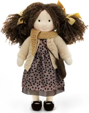 simplify mythical for Kids Birthday Present with Beautiful Present Box-Ballerina 12 Waldorf Doll Handmade Rag Doll - Personalized Collectors Plush Doll 