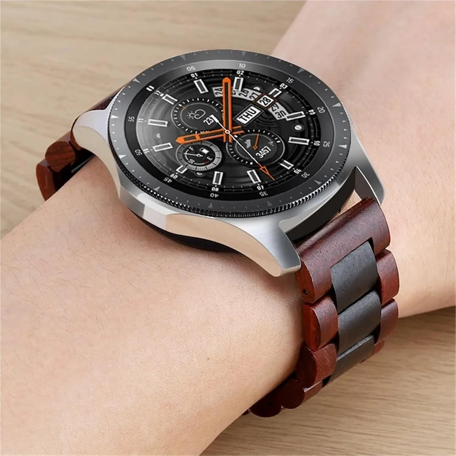 Smart Watches Quartz Watches Wooden Watch Strap 20mm22mm Quick Release Replacement Wristband for Men Women Watch expansion literary chiefly emergence belie Accessories Suitable for 