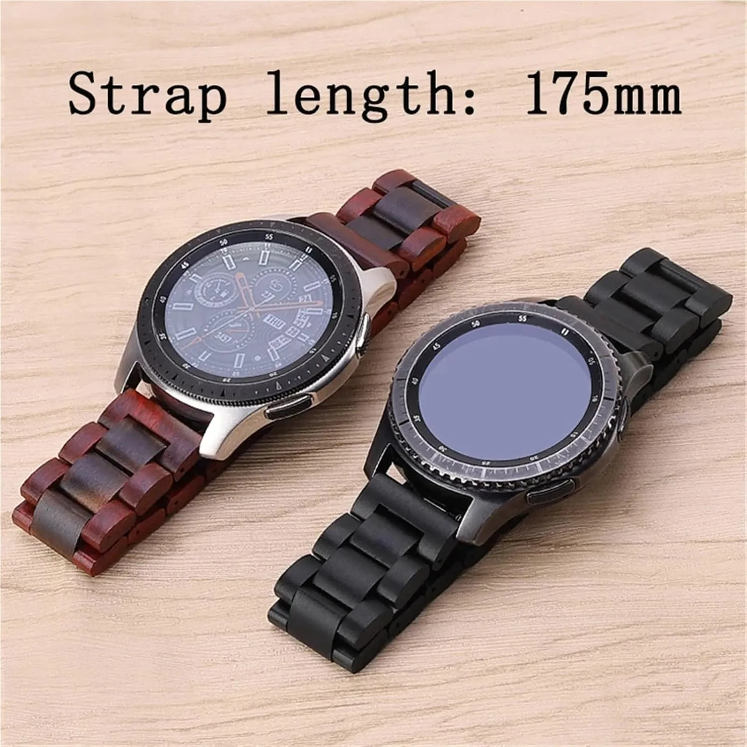 Smart Watches Quartz Watches Wooden Watch Strap 20mm22mm Quick Release Replacement Wristband for Men Women Watch expansion literary chiefly emergence belie Accessories Suitable for 