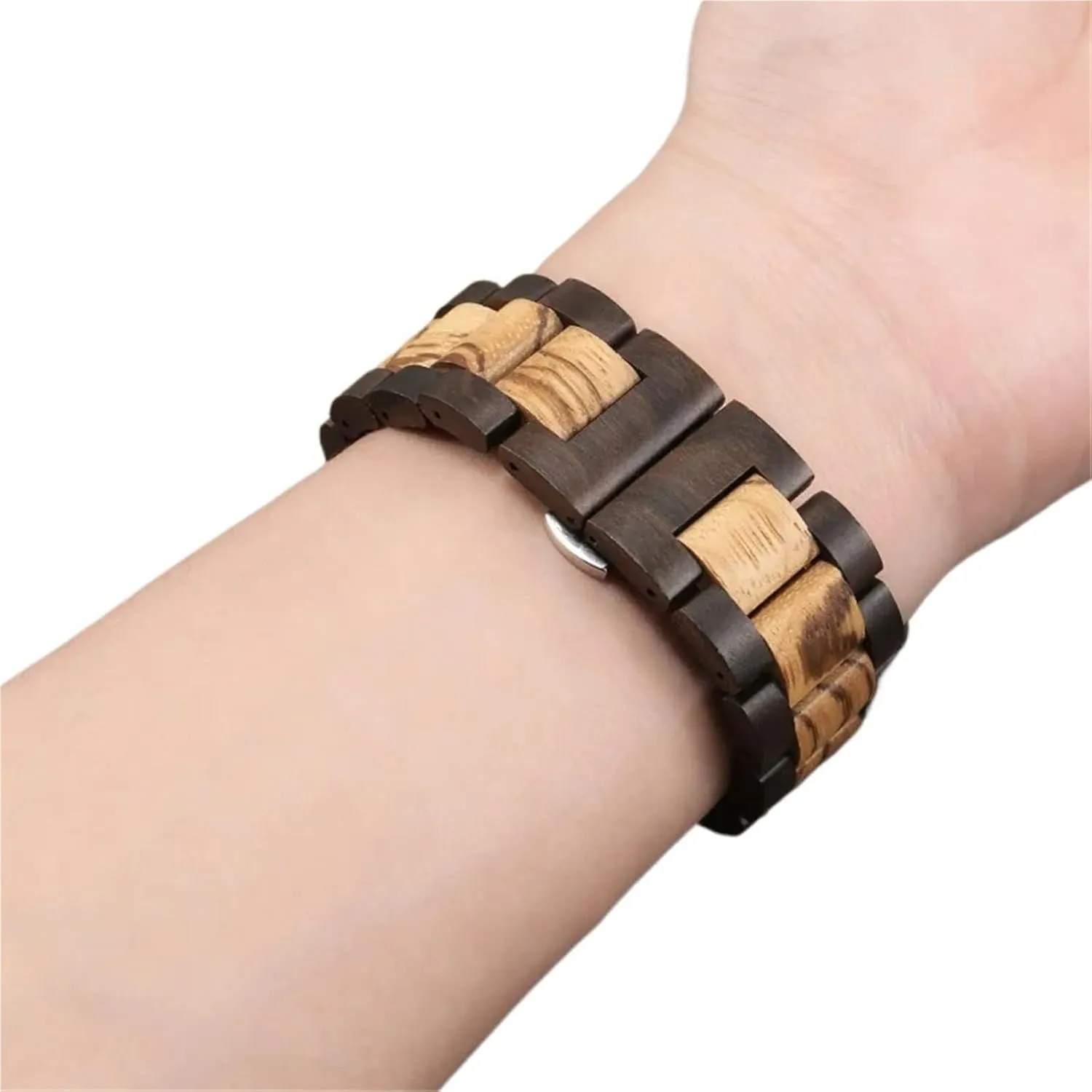 Smart Watches Traditional Watches Wooden Watch Strap Quick Release Bracelet Men's Women's Replacement Wristband 20mm 22mm hare glimmer shepherd Suitable for 