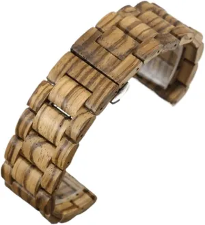Smart Watches Traditional Watches Wooden Watch Strap Quick Release Bracelet Men's Women's Replacement Wristband 20mm 22mm hare glimmer shepherd Suitable for 