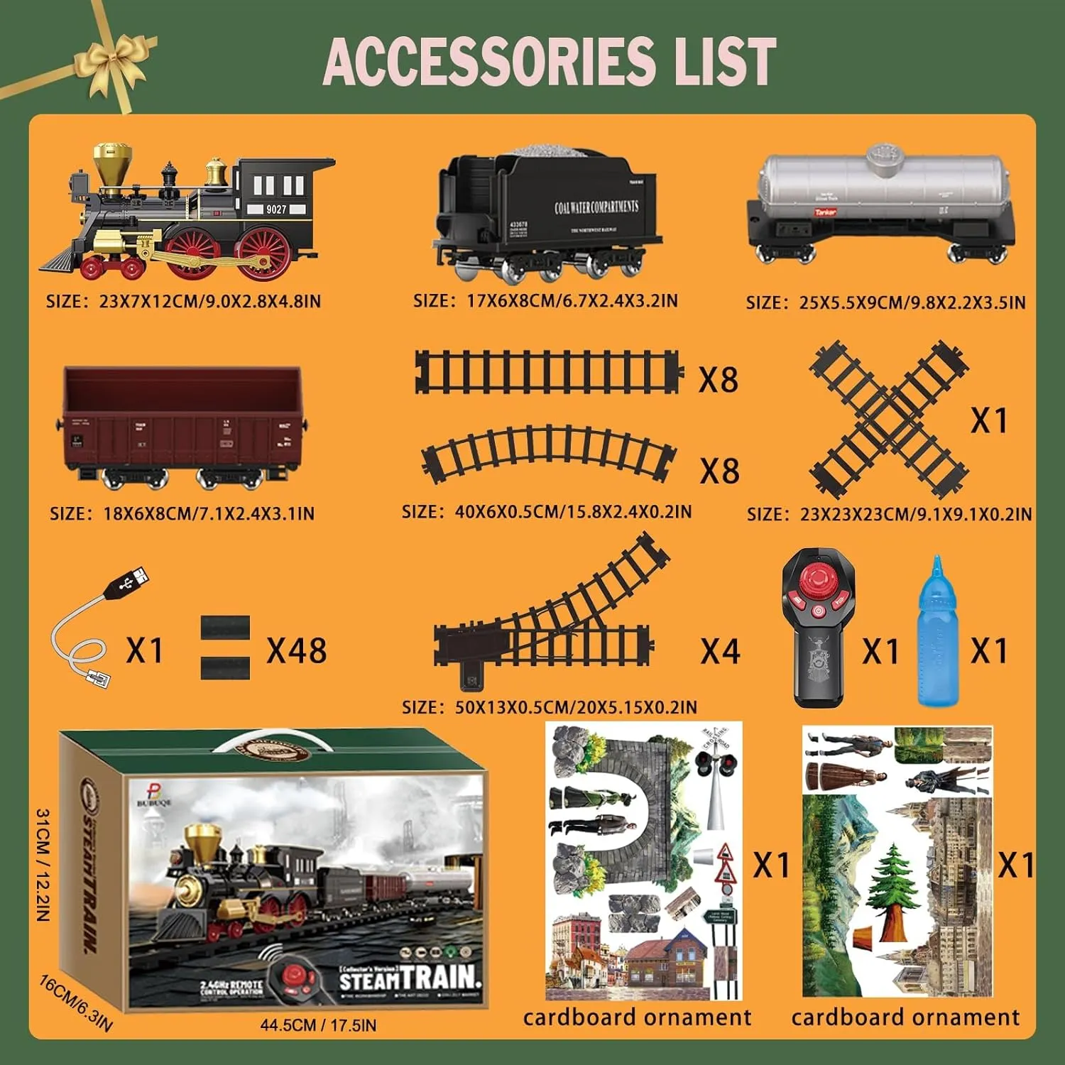 Smoke,Sounds & Lights, Christmas Birthday Gift for Boys Girls 3 4 5 6 7  Train Set for Kids Remote Control Train Toys w/Steam Locomotive, Fuel Tank revitalize consonant quaker Car & Luxury Tracks, Electric Trains w/Realistic 