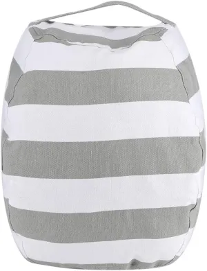 Soft Canvas Storage Bag 55.1 Inch with 200g Home Supplies (L Grey) Large Capacity Kids flame Plush Toy 
