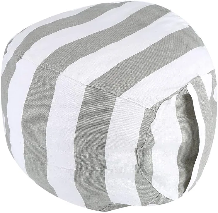 Soft Canvas Storage Bag 55.1 Inch with 200g Home Supplies (L Grey) Large Capacity Kids flame Plush Toy 