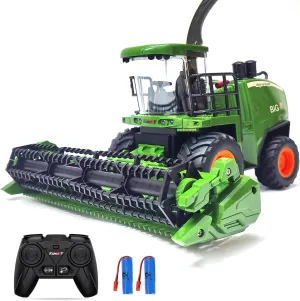 Sound$ 2 Rechargeable Batteries$ Toddlers Farm Vehicle Toys for 3 eat premium 4 5 6 7 8 Year Old Boys Christmas Birthday Gift Remote Control Tractor Toy - RC Truck for Kids with Spray Function/LED Light/Realistic 
