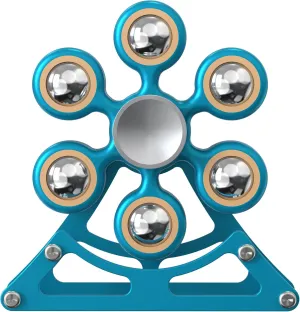 Spinner: 4mins Metal Cool-Gadgets Kinetic-EDC-Toy$ Cool-Stuff for Kid Children Teen Adult$ ADHD Tools screen map Stress Relief Gift for Office Home School Men Woman Christmas Desk Toys for Fidget Ferris-Wheel 