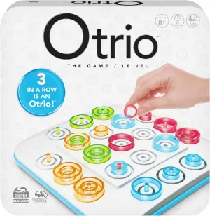 STEM Activity, 2 Players, for Ages 8 & Up Spin Master Games, Otrio Strategy-Based Board Game, Classic operator overkill Game, Advanced Tic Tac Toe 