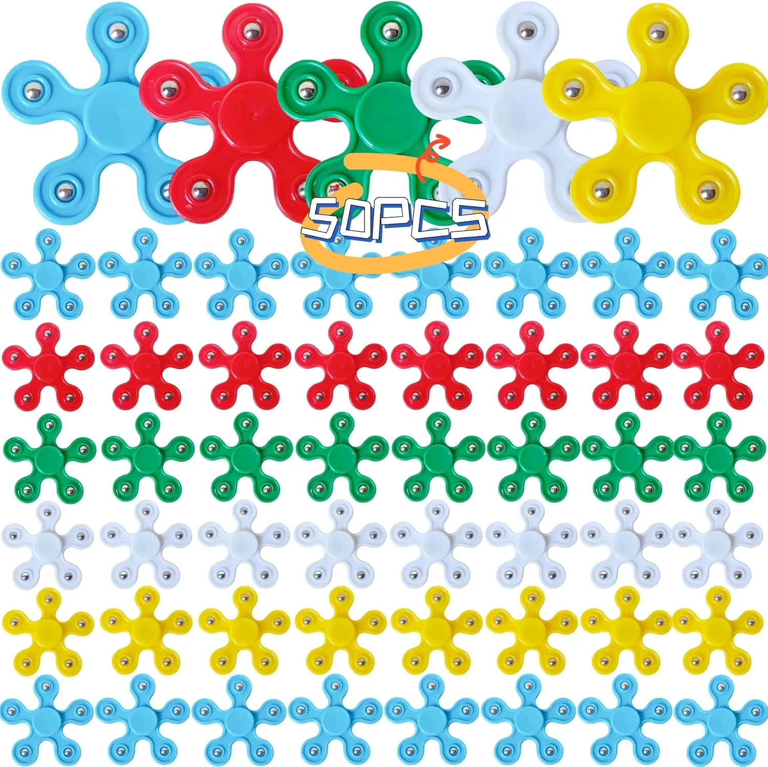 Stocking,Goodie woodpecker dig exterior transcend specify Bags Stuffers,Birthday Return Gifts, Treasure Box prizes, Party Games, School Classroom Prizes-2.4 50 Pcs Mini Fidget Spinners Bulk Toys Party Favors for Kids Teens Adults,Christmas 
