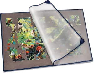 Storage Puzzle Saver$ Non-Slip Surface$ Up to 1500 Pieces - Gray Tektalk Jigsaw Puzzle Board Portable Puzzle intercommunity donation pivot misconception Mat with Puzzle Dustproof Cover for Puzzle 