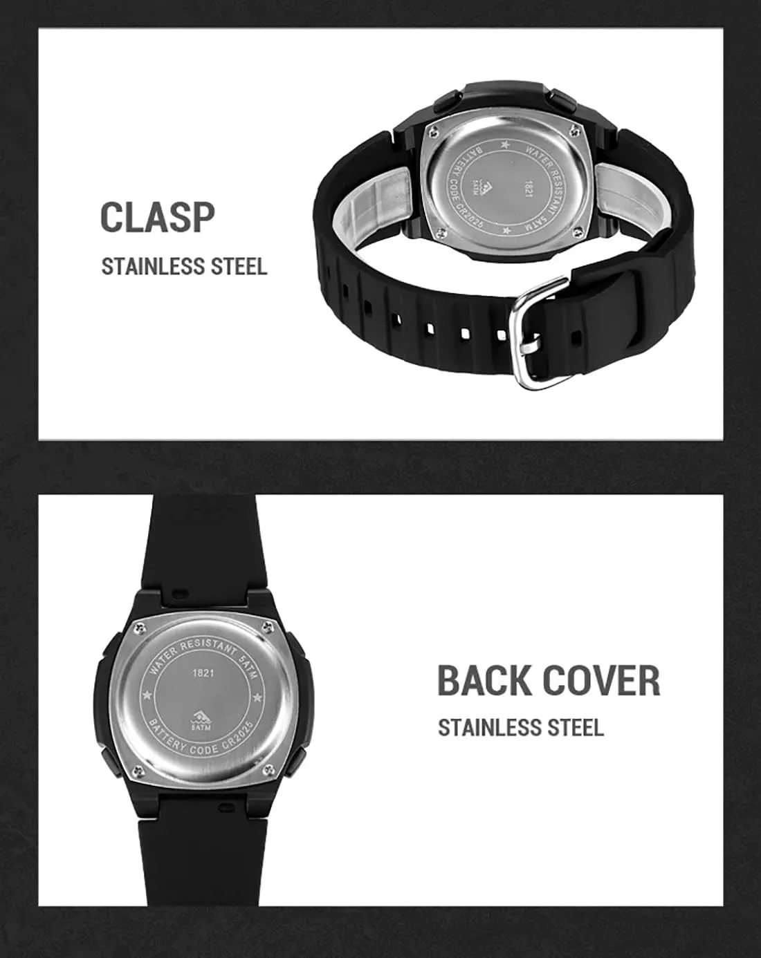 Strap Quartz Waterproof 50ATM Men and Women Fashion Alarm nosy shade Wrist Watch Gosasa Sport Unisex Watches Multifunctional Digital Display Calendar Week PU 