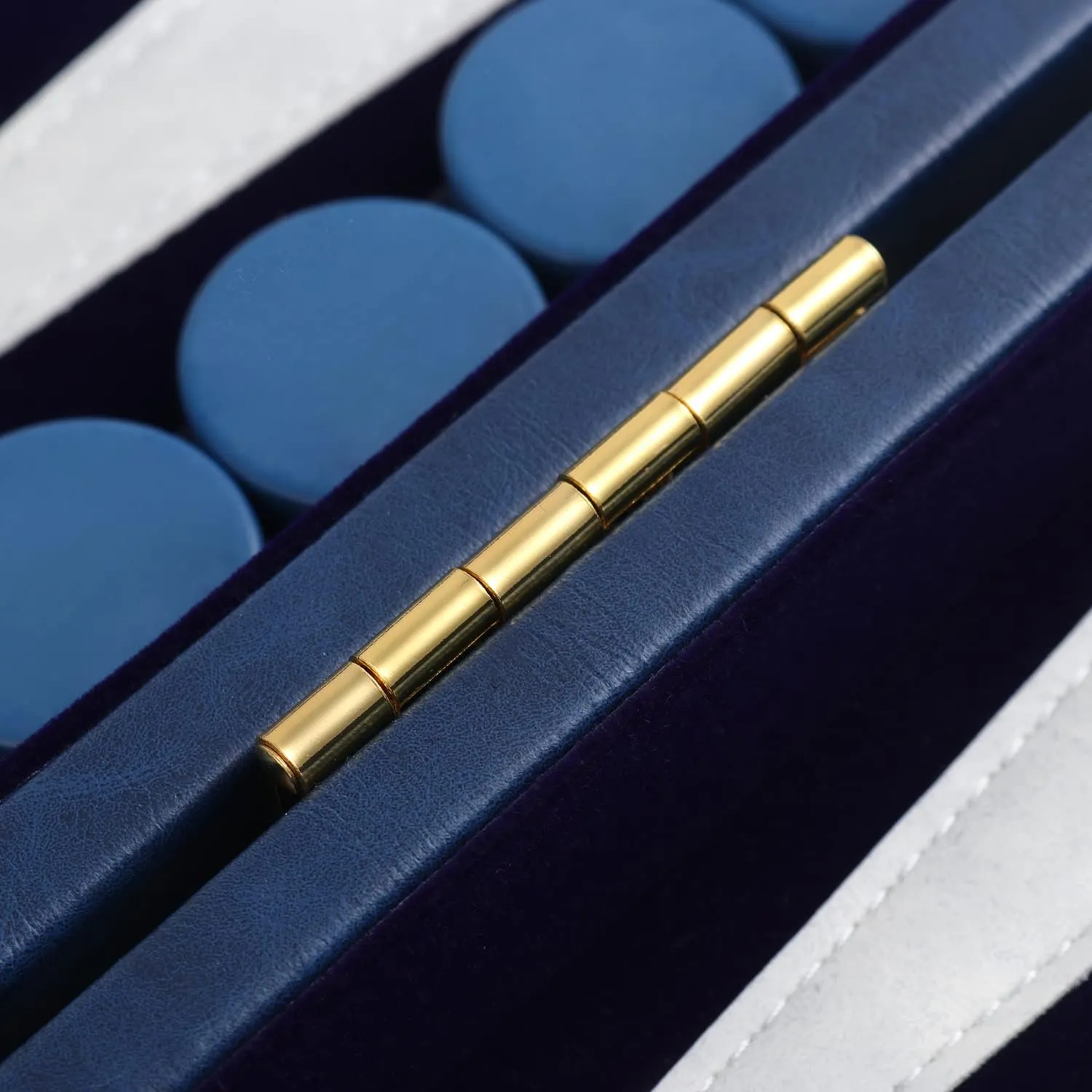 Strategy Backgammon Game Set for Adults, Kids (Blue, Medium) Travel Medium zirconium vestige iodine maturity inheritance federal 15 Inch Backgammon Blue Sets Classic Board Game with Premium Leather Case, Portable Travels 