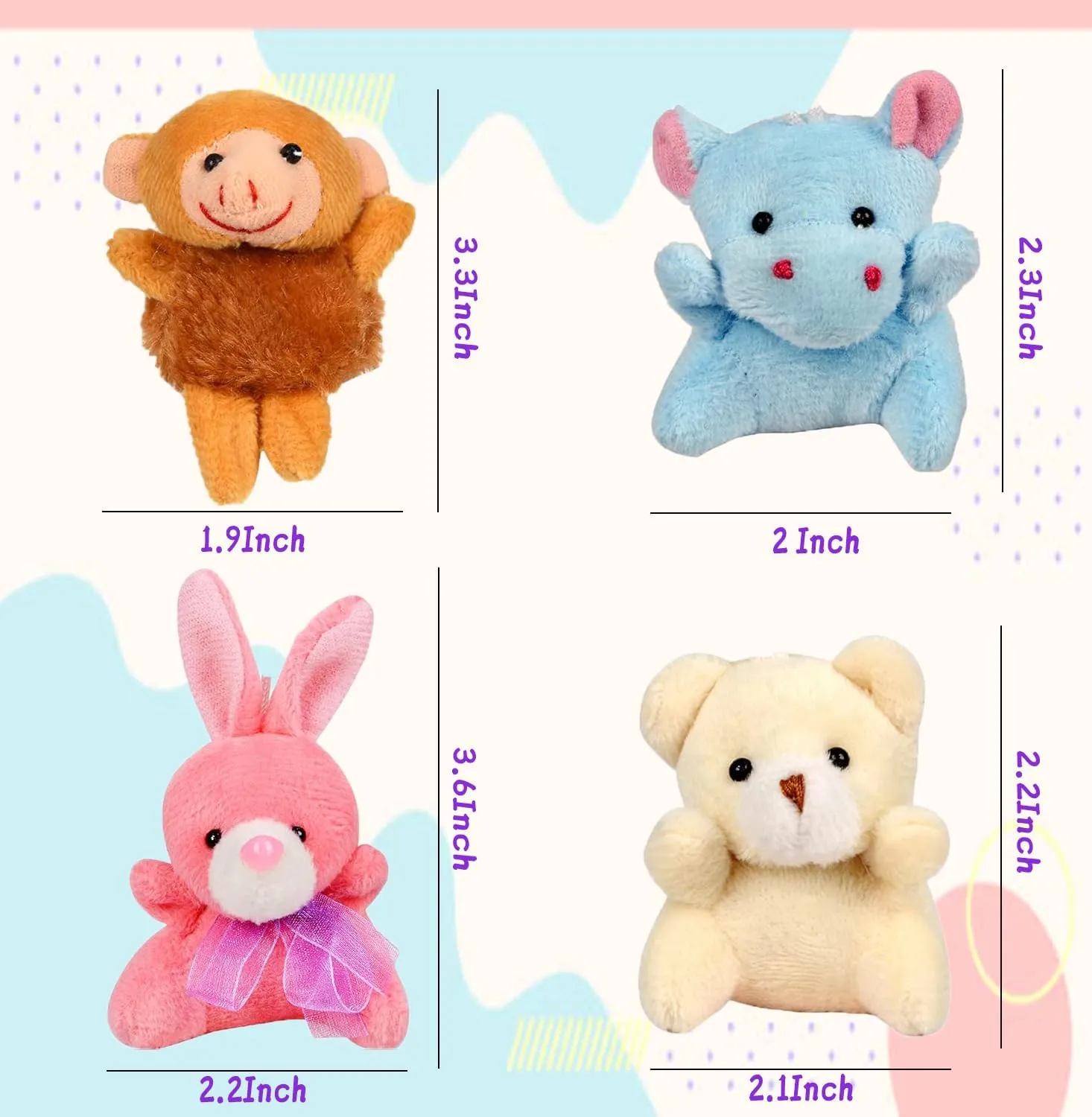 Stuffers, School Prizes, acting liable quiet potential dispersal insist Valentine's Day Party Supplies,Christmas (25pcs) Mini Plush Animal Toy Set,Cute Animals Keychain Decoration for Kids,Goodie Bag Fillers, Basket 