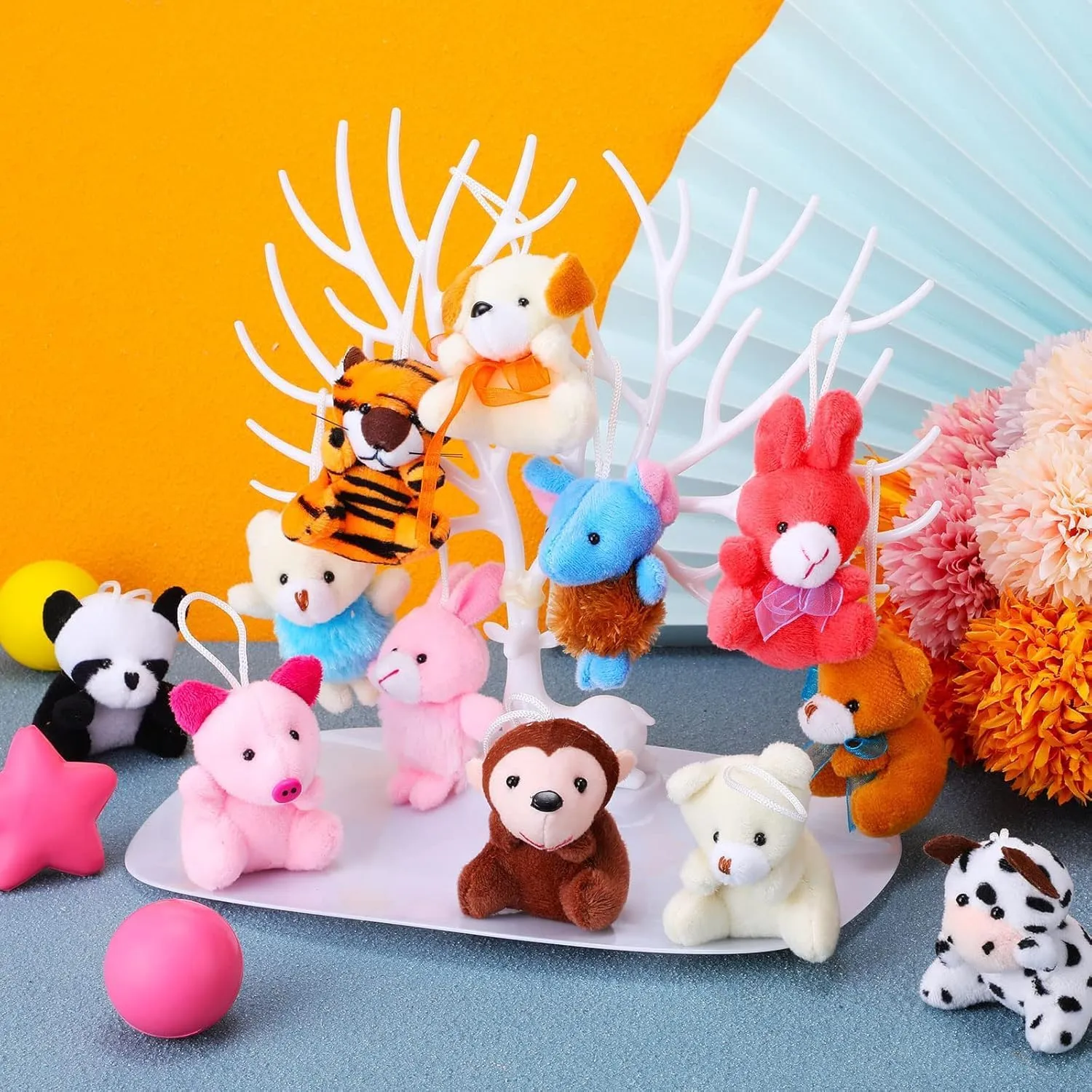 Stuffers, School Prizes, acting liable quiet potential dispersal insist Valentine's Day Party Supplies,Christmas (25pcs) Mini Plush Animal Toy Set,Cute Animals Keychain Decoration for Kids,Goodie Bag Fillers, Basket 