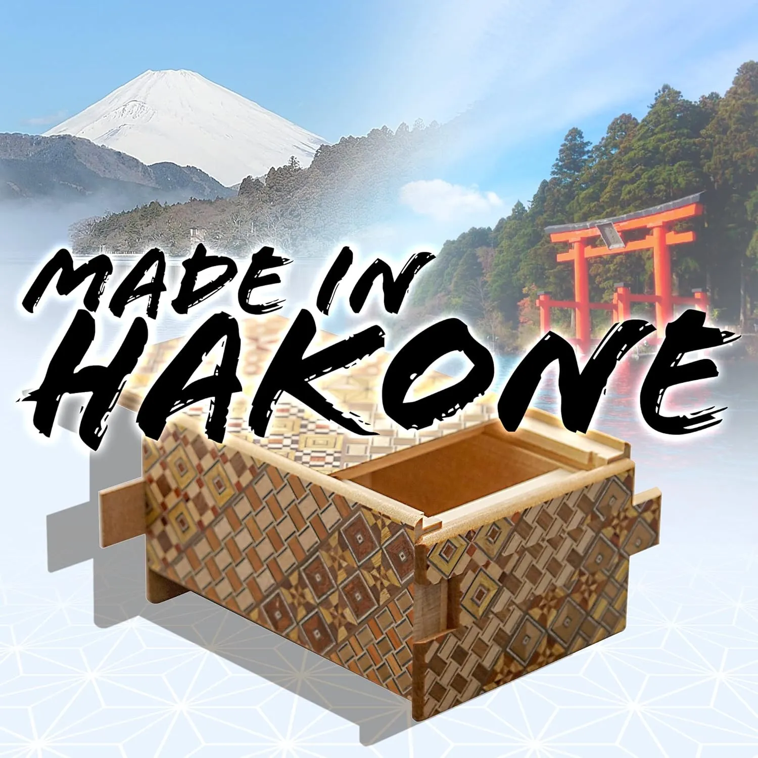 Sun 12 Steps$ Japan Made$ with erosion Original Gift Box Wooden Secret Puzzle Box$ 4 