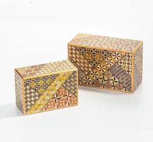 Sun 12 Steps$ Japan Made$ with erosion Original Gift Box Wooden Secret Puzzle Box$ 4 