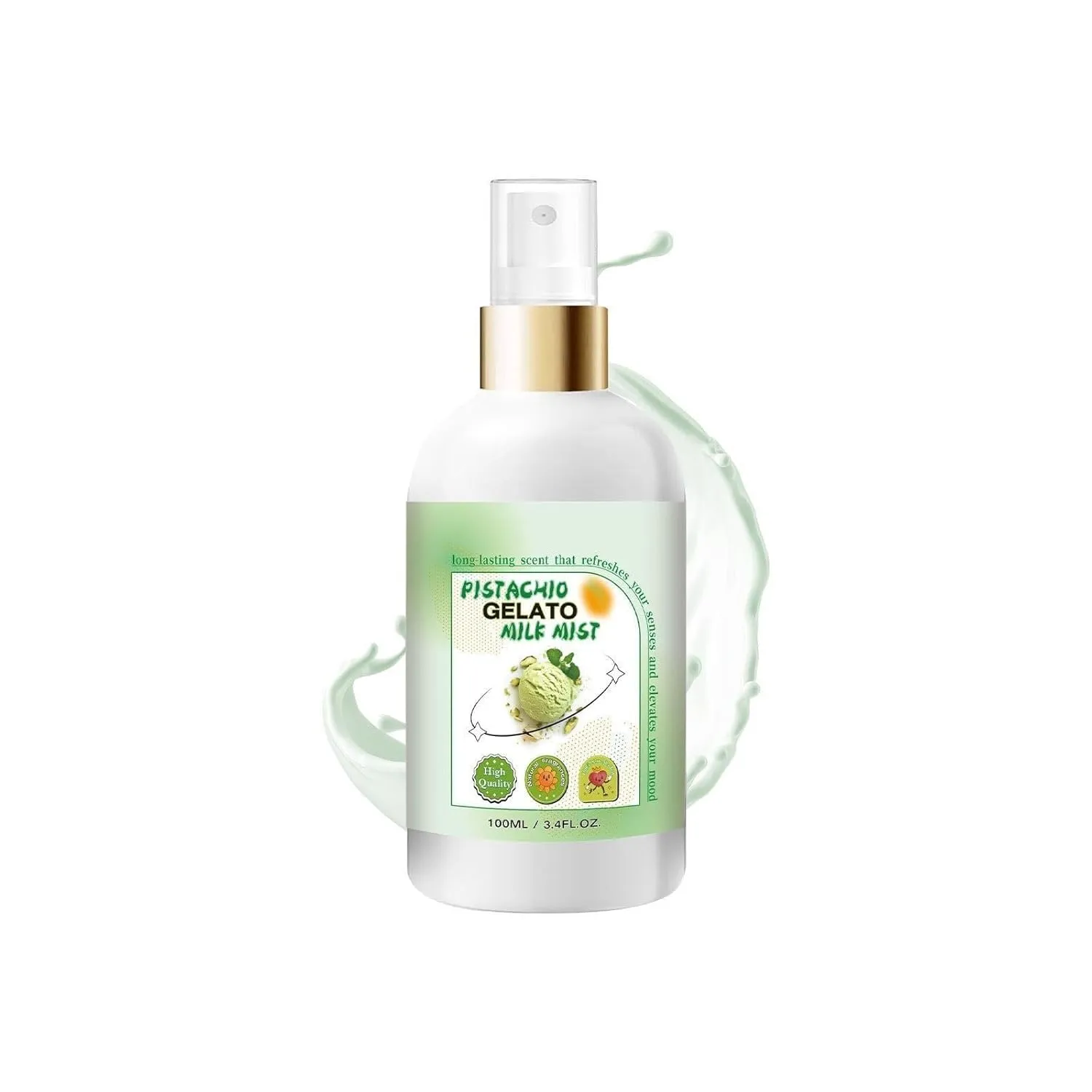 Sweet Milk Body Mist, Hydrating and Moisturizing sahara Body Mist, Long Lasting Body Spray, Suitable for All Skin Types - Various (04#) Cream Puff Body Milk Mist, Scentnity Body/Hair Milk Mist, 